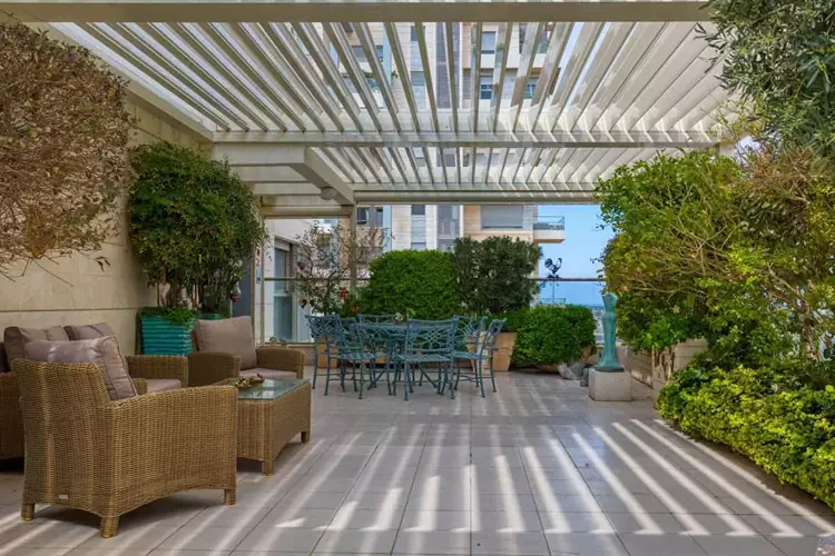 פרגולת אלומיניום 5